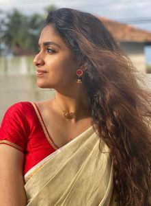 keerthi suresh kerala onam saree photos-001