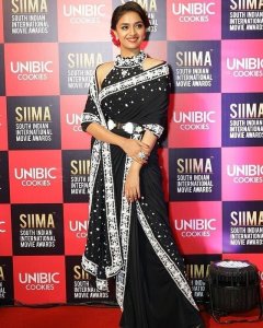keerthi suresh latest saree photos -002