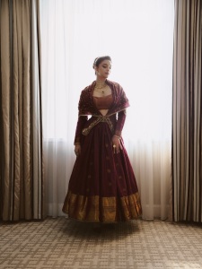 keerthy-suresh-in-fusion-of-kanchipuram-silk-and-kaashumaala-combo-like-tamil-and-kerala-tradition-look-combo-ideas-photos-006