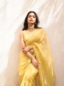 keerthy-suresh-in-yellow-saree-with-makeup-look-photos-010
