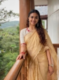keerthi-suresh-latest-saree-photos-without-makeup