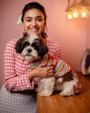 keerthy-suresh-with-puppy-dog-Nyke-photos