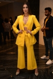 The Legend Actress Raai Laxmi Photos in Yellow Suit
