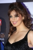 Telugu Actress Lakshmi Raai in Black Long Dress Hot Stills