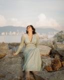 madonna-sebastian-in-Sequin-Criss-Cross-Long-Sleeve-Gown-photos-010