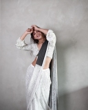 madonna-sebastian-in-handcrafted-ivory-and-black-kantha-patchwork-saree-005