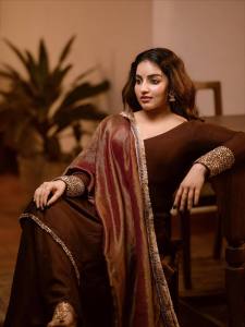 malavika-c-menon-in-brown-party-wear-dress-photos-003