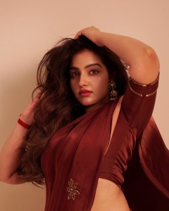 malavika-c-menon-in-saree-two-shade-coffee-colour-latest-photos-004