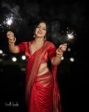 celebrity-malavika-menon-new-photos-in-red-saree-with-designer-blouse-001