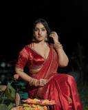 celebrity-malavika-menon-new-photos-in-red-saree-with-designer-blouse-004