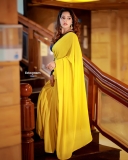 malavika-menon-in-yellow-saree-with-black-blouse-photos-009
