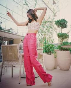 mamta-mohandas-in-pink-palazzo-bottom-and-top-photos