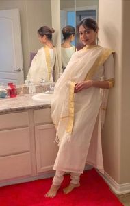mamta mohandas new onam celebration photos-002
