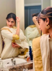 mamta mohandas new onam celebration photos