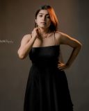 manasa-radhakrishnan-in-Strappy-Fit-And-Flare-Knee-Length-Dresses-photos-001