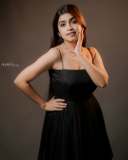 manasa-radhakrishnan-in-Strappy-Fit-And-Flare-Knee-Length-Dresses-photos