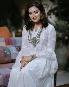 mareena-michael-kurisingal-in-white-kurta-photos