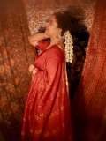 mareena-michael-kurisingal-in-red-saree-traditional-style-images-002