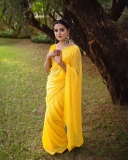 mareena-michael-kurisingal-in-yellow-saree-photos-004