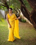 mareena-michael-kurisingal-in-yellow-saree-photos-006