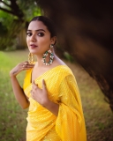 mareena-michael-kurisingal-in-yellow-saree-photos