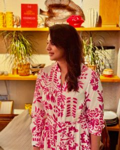 meera-nandan-in-printed-short-frock-dress-photos
