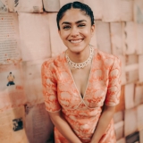 mrunal-thakur-in-orange-dress-photos