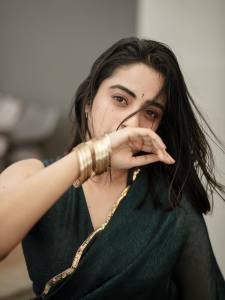 namitha-pramod-in-green-saree-photos-007