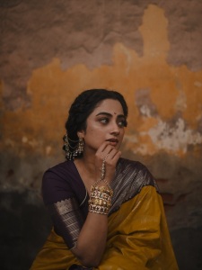 namitha-pramod-in-mango-yellow-saree-with-coffee-colour-blouse-photos-001