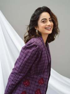 namitha-pramod-in-modern-Indo-western-ethnic-outfit-with-a-coordinated-purple-monochrome-palette-and-matching-hip-length-purple-jacket-009