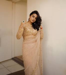 namitha-pramod-in-net-design-saree-photos-009