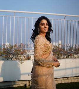 namitha-pramod-in-net-design-saree-photos-013