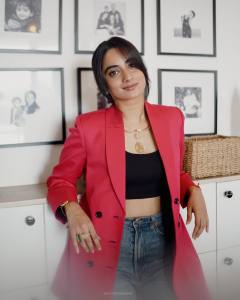 namitha-pramod-in-pink-blazer-photos-003