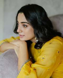 namitha-pramod-in-yellow-premium-kurta-set-photos-005