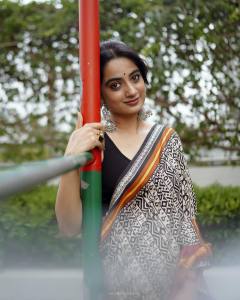 namitha-pramod-new-photoshoot-in-saree-003