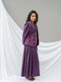 namitha-pramod-in-modern-Indo-western-ethnic-outfit-with-a-coordinated-purple-monochrome-palette-and-matching-hip-length-purple-jacket-004