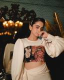 namitha-pramod-latest-photos-in-full-length-skirt-with-crop-top-ideas-018