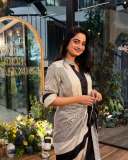 namitha-pramod-in-black-strips-in-wrap-midi-dress-photos-001