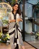namitha-pramod-in-black-strips-in-wrap-midi-dress-photos-002