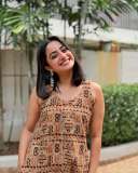 namitha-pramod-in-kalamkari-sleeveless-top-dress-photos-002
