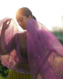 namitha-pramod-in-olive-green-lehenga-with-purple-dupatta-photos-001