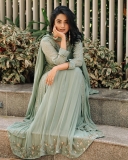 namitha-pramod-in-pista-green-dress