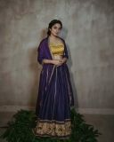 namitha-pramod-latest-photos-in-blue-lehenga-with-golden-blouse-005