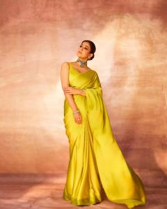 nayanthara-latest-photoshoot-in-Green-Crepe-saree