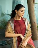 nikhila-vimal-in-maroon-churidar-with-shawl-photos-002