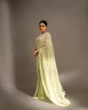 nikhila-vimal-in-pista-green-party-wear-saree-with-heavy-work-blouse-photos-003