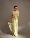 nikhila-vimal-in-pista-green-party-wear-saree-with-heavy-work-blouse-photos