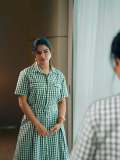 nikhila-vimal-latest-photos-in-check-print-long-frock-style-ideas-002