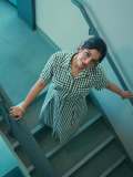 nikhila-vimal-latest-photos-in-check-print-long-frock-style-ideas-007