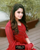 Nikhila-Vimal-latest-photos-in-cherry-red-Anarkali-003